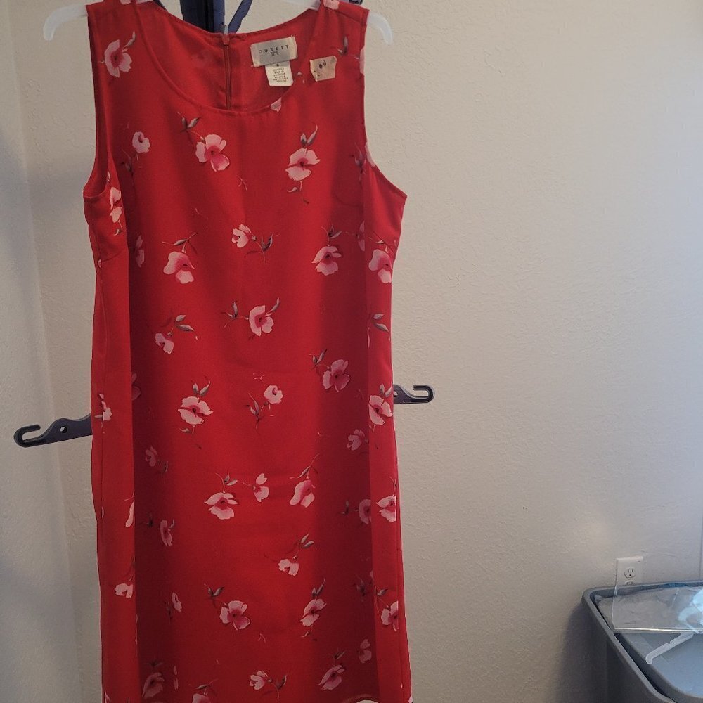 Red outfit JP red sailboat dress size 8